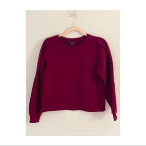 Banana Republic - Puff Shoulders Cropped Sweater